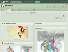 Tablet Screenshot of jesuiskieran.deviantart.com