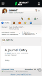 Mobile Screenshot of jawolf.deviantart.com