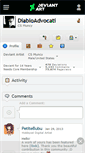 Mobile Screenshot of diabloadvocati.deviantart.com