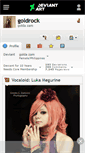 Mobile Screenshot of goldrock.deviantart.com