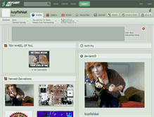 Tablet Screenshot of koyfishkai.deviantart.com