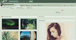 Desktop Screenshot of elyisn0tsweetie.deviantart.com