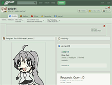 Tablet Screenshot of ceile11.deviantart.com