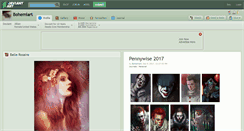 Desktop Screenshot of bohemiart.deviantart.com