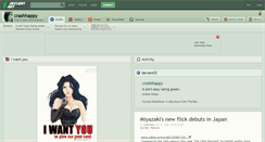 Desktop Screenshot of crashhappy.deviantart.com