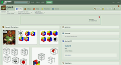Desktop Screenshot of cyber8.deviantart.com