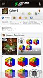 Mobile Screenshot of cyber8.deviantart.com