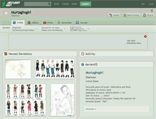 Tablet Screenshot of murtaghsgirl.deviantart.com