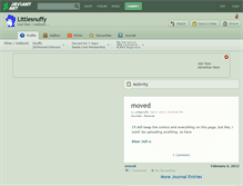 Tablet Screenshot of littlesnuffy.deviantart.com