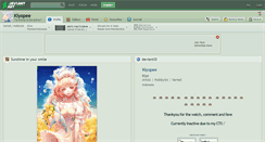 Desktop Screenshot of kiyopee.deviantart.com