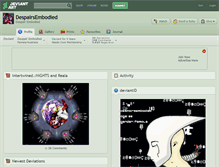 Tablet Screenshot of despairsembodied.deviantart.com