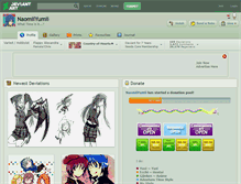 Tablet Screenshot of naomiiyumii.deviantart.com