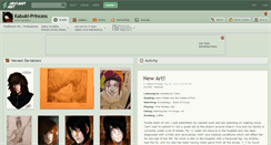 Desktop Screenshot of kabuki-princess.deviantart.com