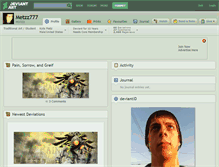 Tablet Screenshot of metzz777.deviantart.com