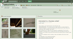 Desktop Screenshot of master-of-buttons.deviantart.com