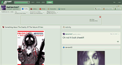 Desktop Screenshot of matriarch667.deviantart.com