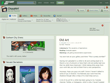 Tablet Screenshot of chuushiri.deviantart.com