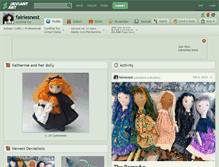 Tablet Screenshot of fairiesnest.deviantart.com
