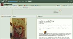 Desktop Screenshot of integralsmatic.deviantart.com