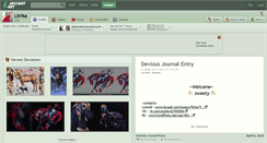 Desktop Screenshot of llirika.deviantart.com