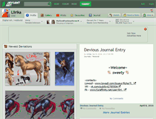 Tablet Screenshot of llirika.deviantart.com