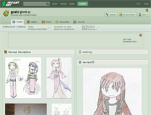 Tablet Screenshot of goats-pwn-u.deviantart.com