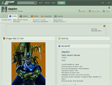Tablet Screenshot of dapplex.deviantart.com