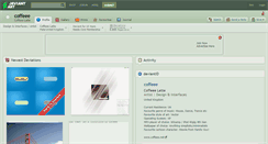Desktop Screenshot of coffeee.deviantart.com