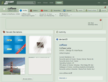 Tablet Screenshot of coffeee.deviantart.com