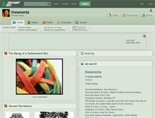 Tablet Screenshot of lineamenta.deviantart.com
