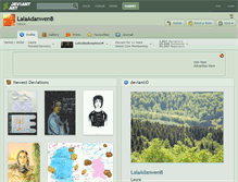 Tablet Screenshot of lalaadanwenb.deviantart.com
