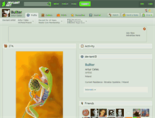 Tablet Screenshot of bullter.deviantart.com