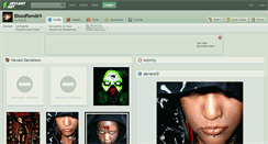 Desktop Screenshot of bloodfiend69.deviantart.com