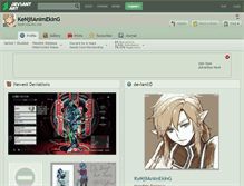 Tablet Screenshot of kenjiianimeking.deviantart.com