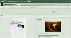 Desktop Screenshot of magnificentgeekhere.deviantart.com