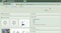 Desktop Screenshot of fernandojunior.deviantart.com
