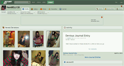 Desktop Screenshot of hasabelly28.deviantart.com