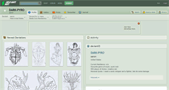 Desktop Screenshot of dark-pyro.deviantart.com
