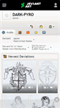 Mobile Screenshot of dark-pyro.deviantart.com