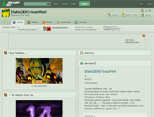 Tablet Screenshot of diablozero-godofhell.deviantart.com