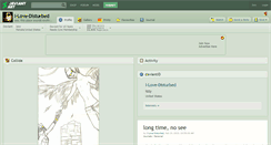 Desktop Screenshot of i-love-disturbed.deviantart.com