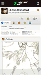 Mobile Screenshot of i-love-disturbed.deviantart.com