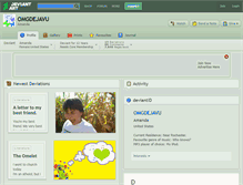 Tablet Screenshot of omgdejavu.deviantart.com