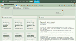 Desktop Screenshot of angelofrombelow.deviantart.com