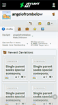 Mobile Screenshot of angelofrombelow.deviantart.com