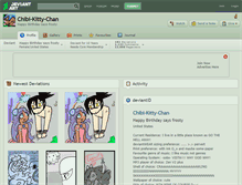 Tablet Screenshot of chibi-kitty-chan.deviantart.com