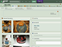 Tablet Screenshot of miss-allie.deviantart.com
