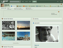 Tablet Screenshot of dem-m.deviantart.com