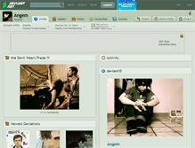Tablet Screenshot of angem.deviantart.com