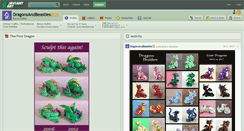 Desktop Screenshot of dragonsandbeasties.deviantart.com